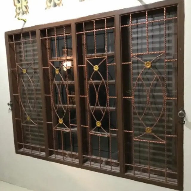 teralis jendela bunga