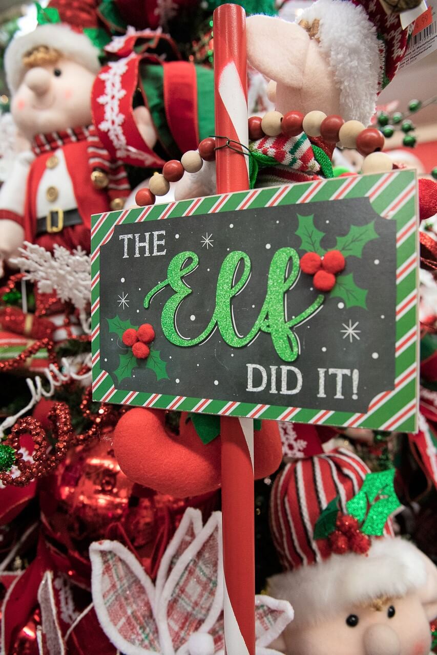 The Elf Did It Sign