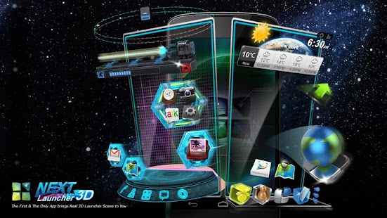 Next Launcher 3D apk Review