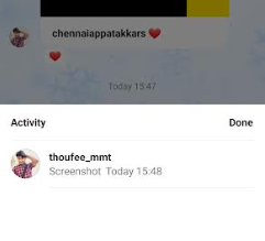 Does Instagram Notify When You Screen Record A Story Or DM - date&time of screenshot