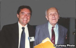 Петр Патрушев и академик Андрей Сахаров. Калифорния, 1988