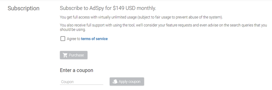 adspy subscription 