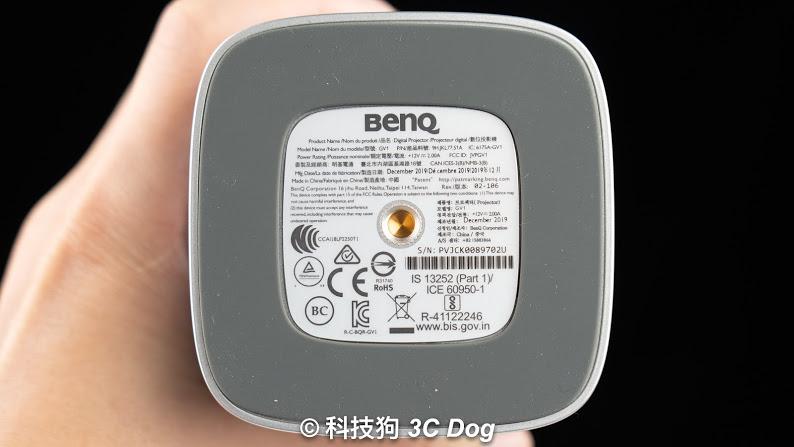 【開箱上手】BenQ GV1 LED 無線行動投影機開箱實測 - benq, BenQ GV1, Full HD, GV1, 單槍, 投影機, 無線行動投影機 - 科技狗 3C DOG