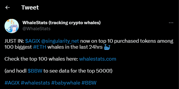 SingularityNET : The AI Blockchain Token on 800% YTD Rally 13