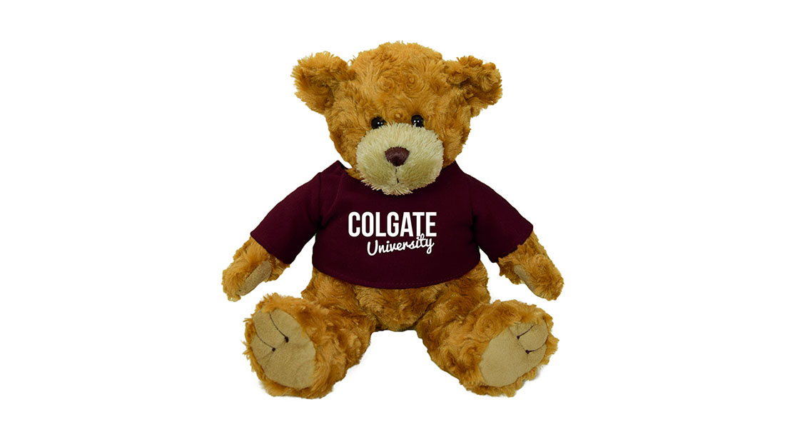 colgate advertisement plush suffeed bear business giveaways promotional items