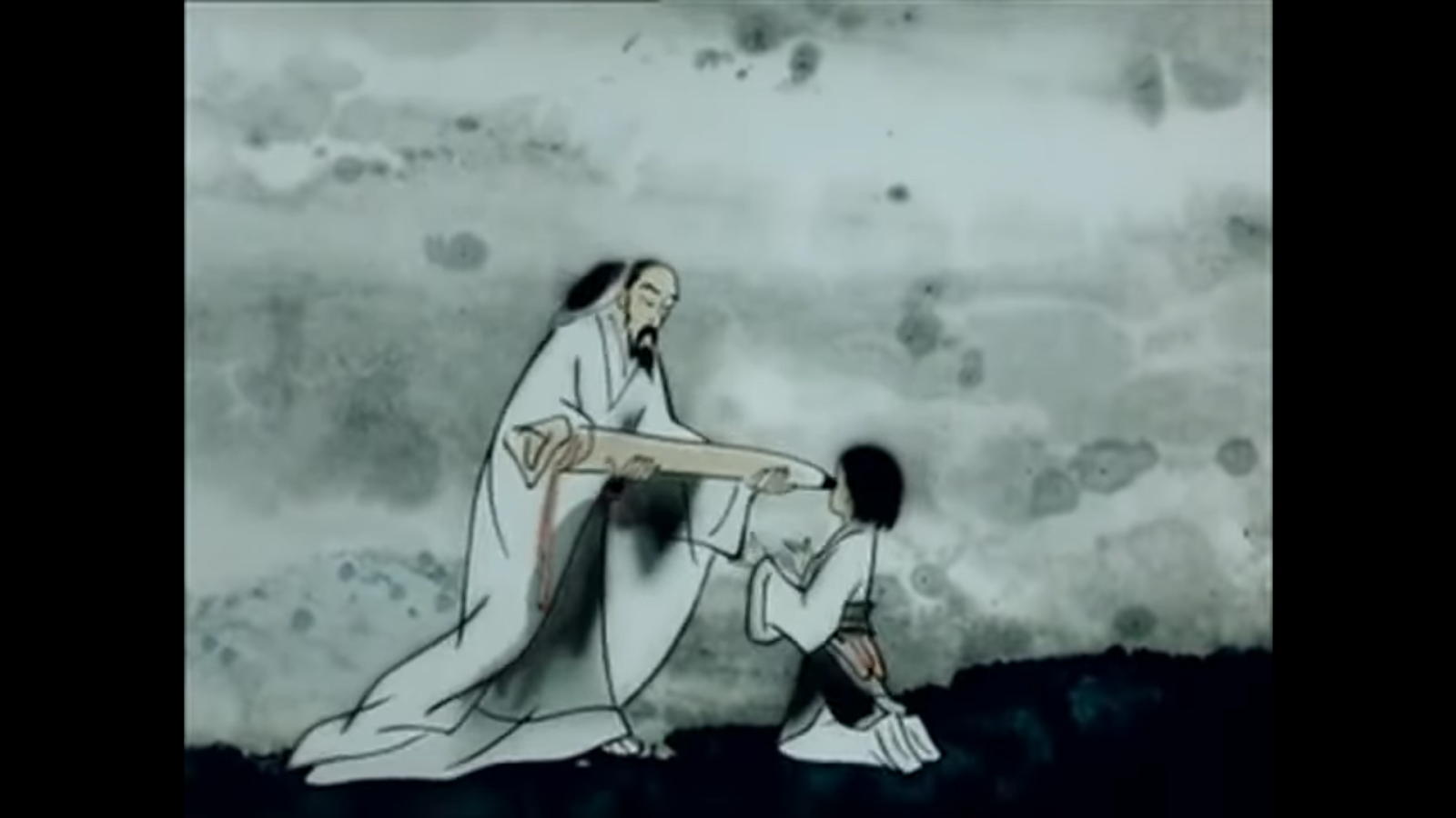 ink wash animation was popularized by chinese asian animators