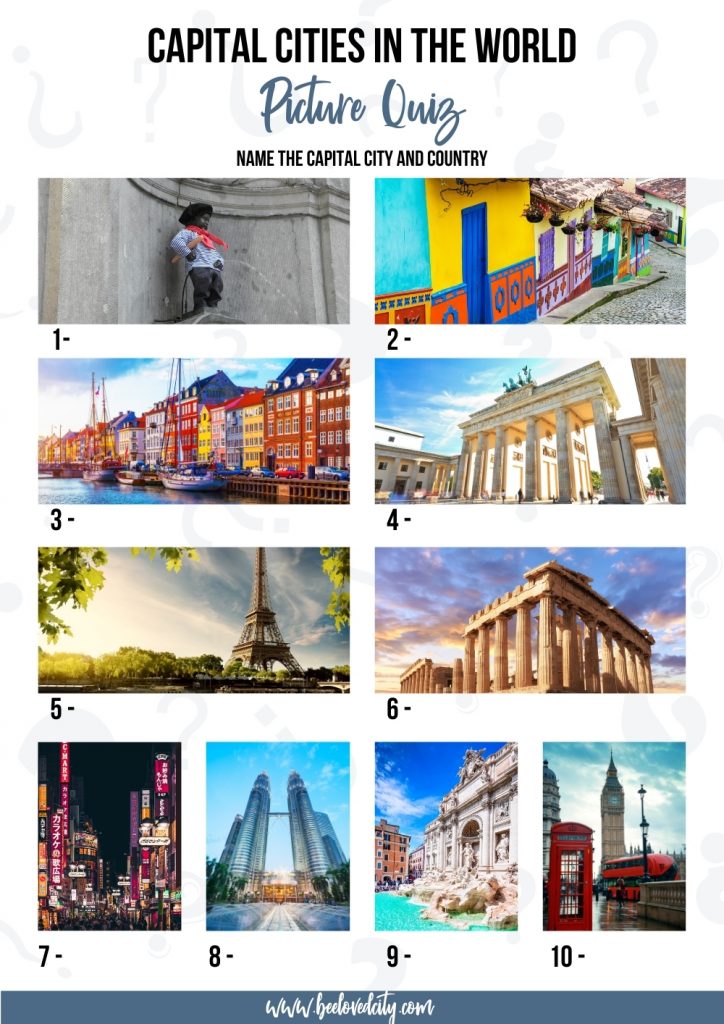World Capital Cities Quiz