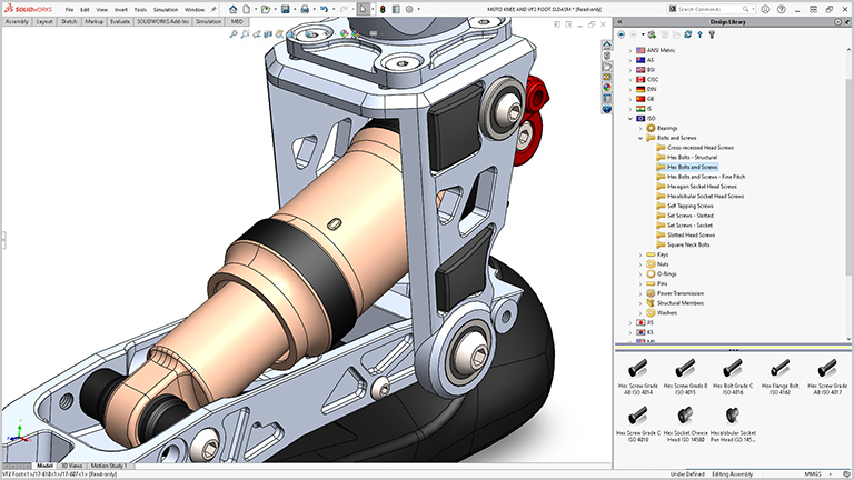 Collaborative Designer for SOLIDWORKS tập trung vào thiết kế