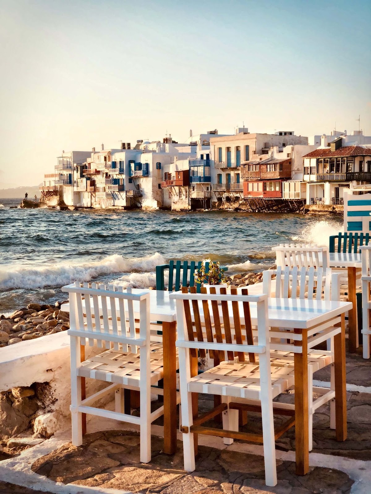 1 day in Mykonos, Little Venice, seaside, houses on sea side, Mykonos, Greece