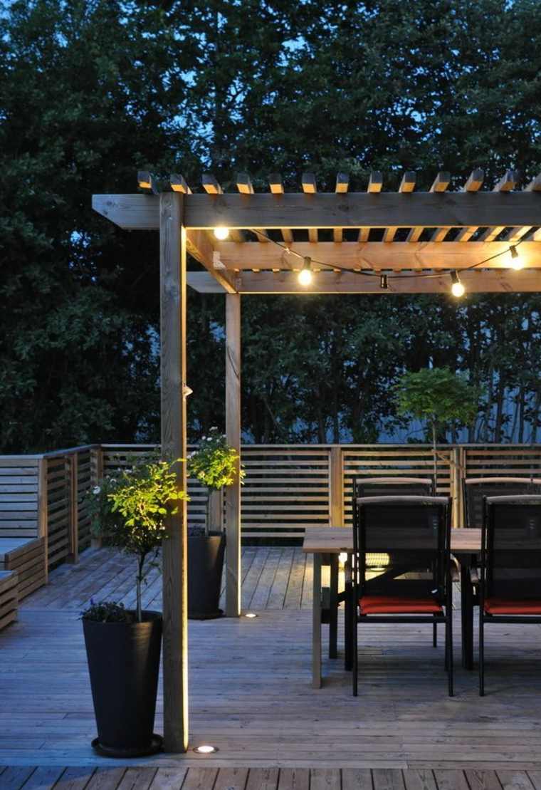 Lampes décoratives Leds - eclairage pergola