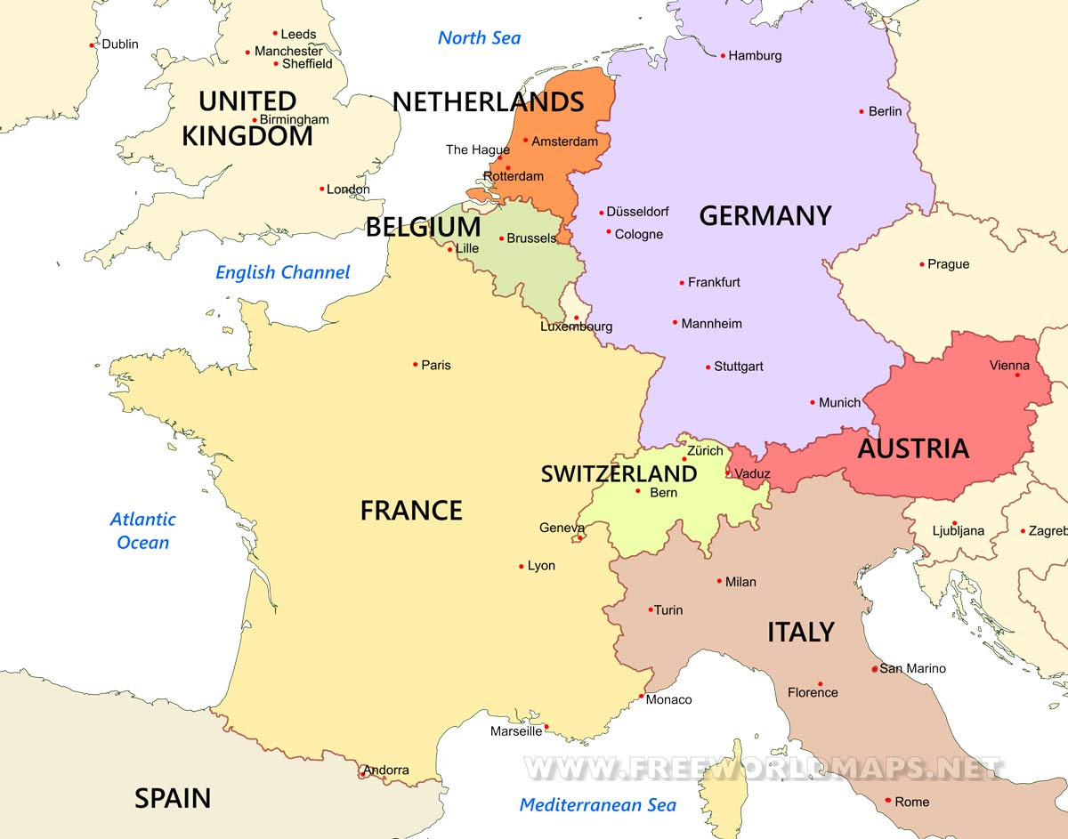 elgritosagrado11 25 Best Printable Map Of Western Europe