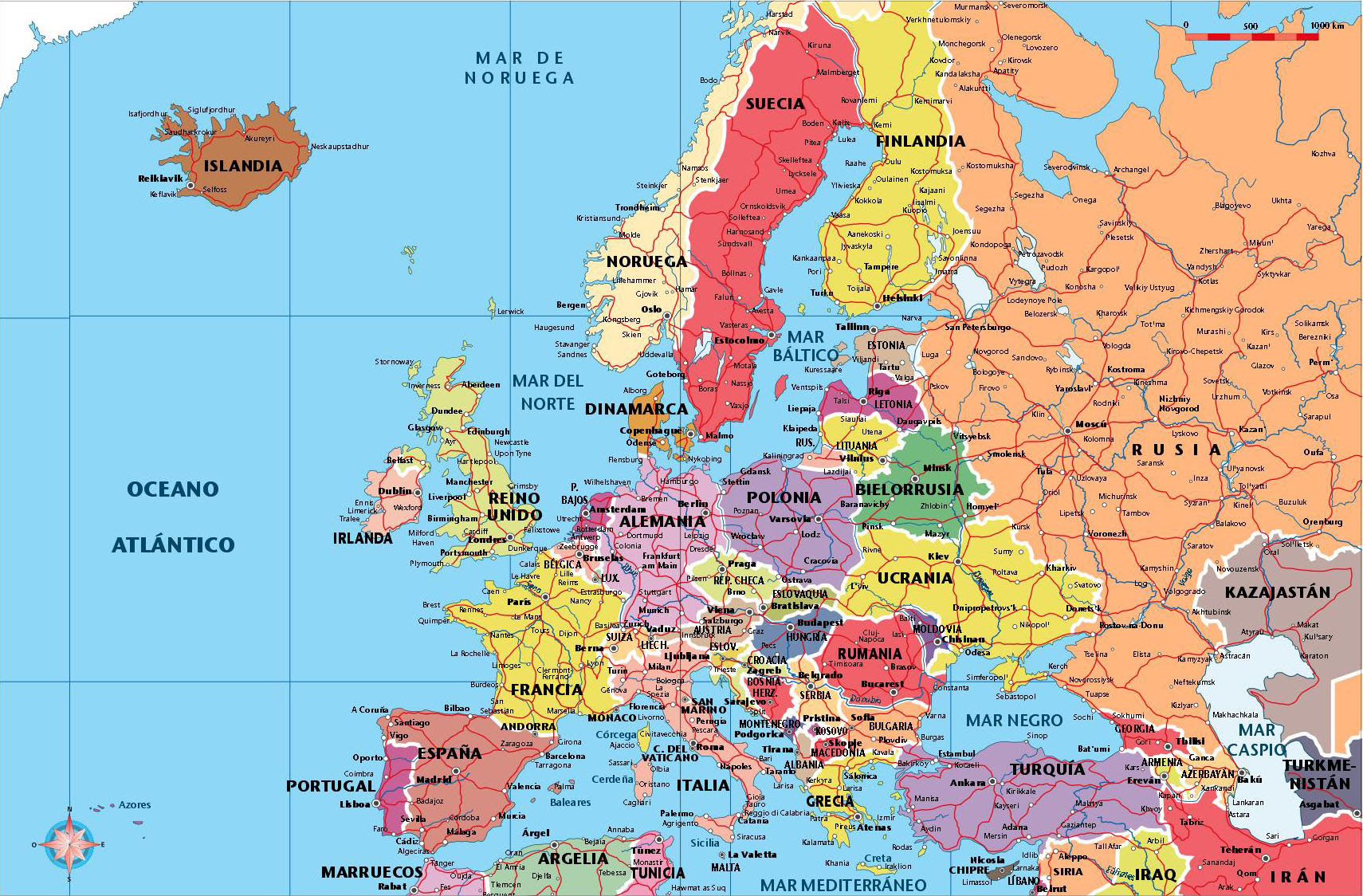 25 Increible Google Mapa De Europa