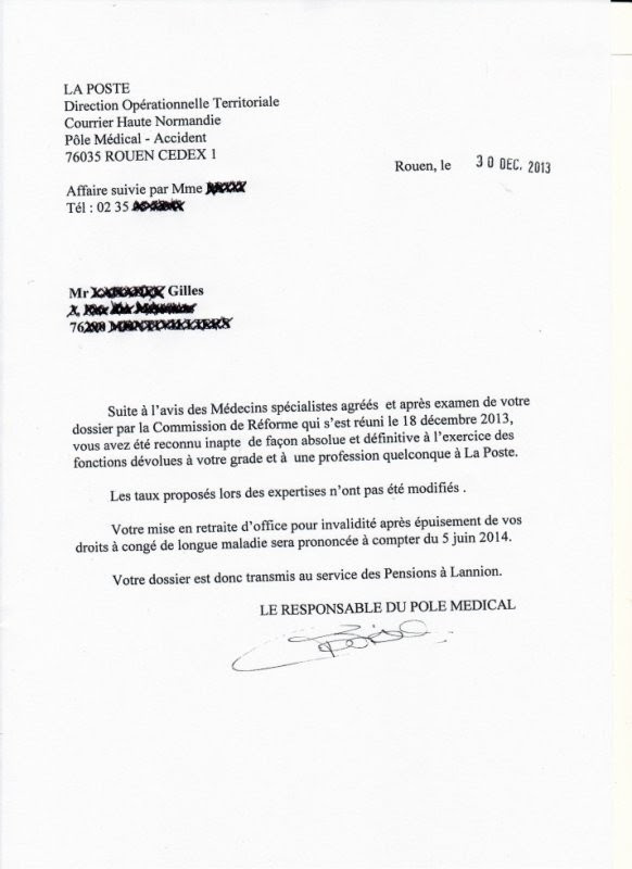 Document modèle Lettre demande rendezvous docteur