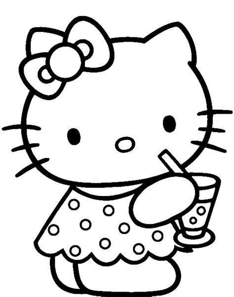 Hello Kitty Thanksgiving Coloring Page | Coloring Page Blog