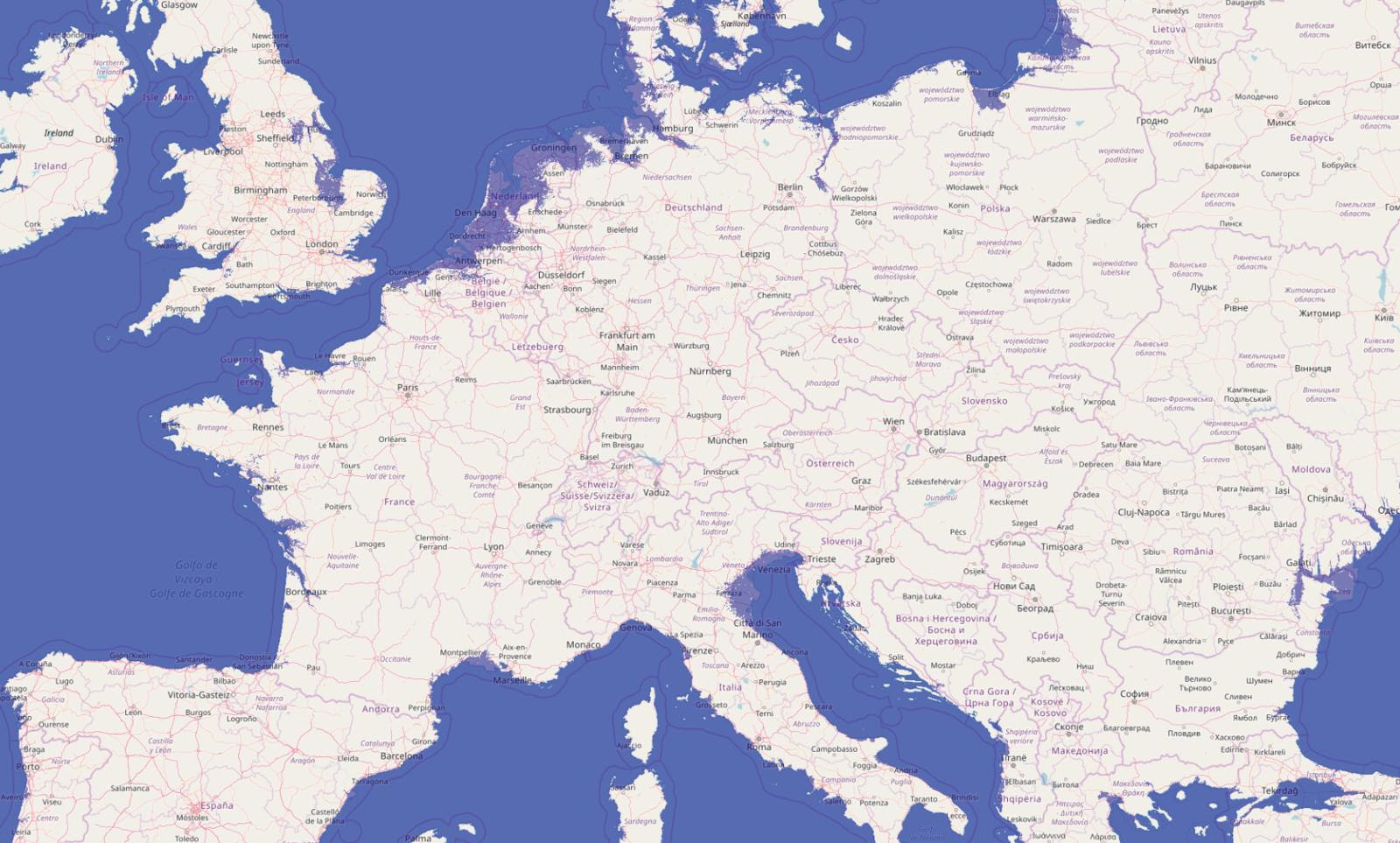 Meeresspiegelanstieg Interaktive Karte | Karte