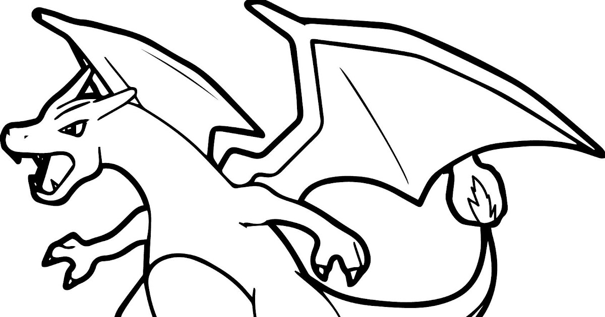 Mega Charizard X And Y Coloring Pages - New Color - Free SVG