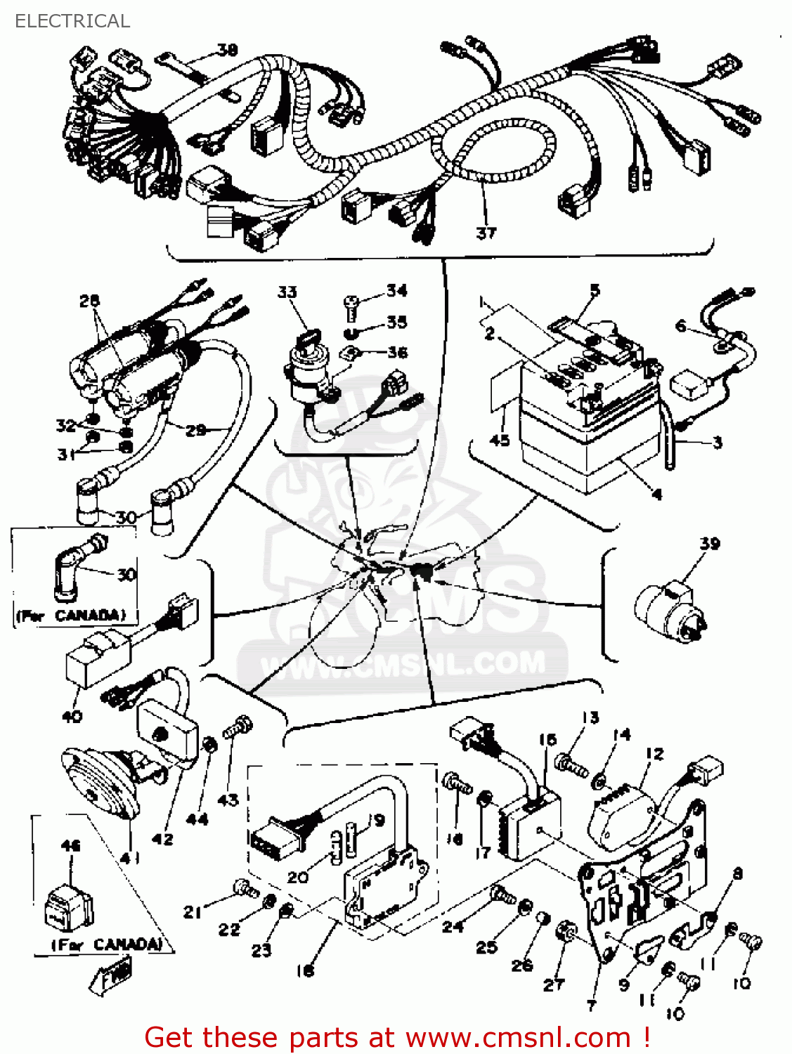 1972 Yamaha 400 2 Stroke Wiring Diagram - Wiring Diagram Schemas