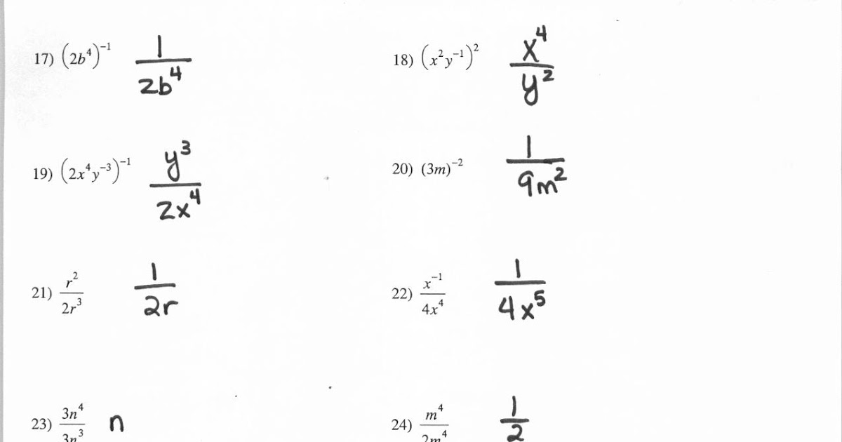 29 Simplifying Rational Exponents Worksheet With Answers - Worksheet