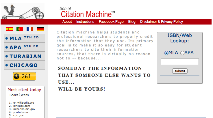 Mla Citation Machine Database