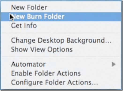 Burn Folder