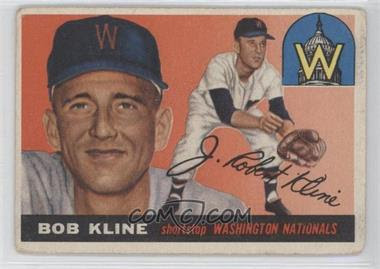 1955 Topps #173 - Bob Kline RC (Rookie Card) - Courtesy of CheckOutMyCards.com