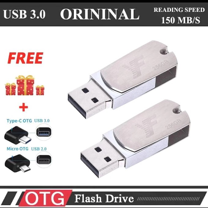 แฟลชไดร์ฟ Flash drive 8GB16GB32GB64GB128GB256GB ดิสก์U  อุปกรณ์จัดเก็บข้อมูล ของแท้ความเร็วสูง USB3.0