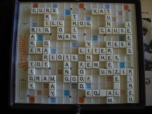 Guess which word was worth 60 points.