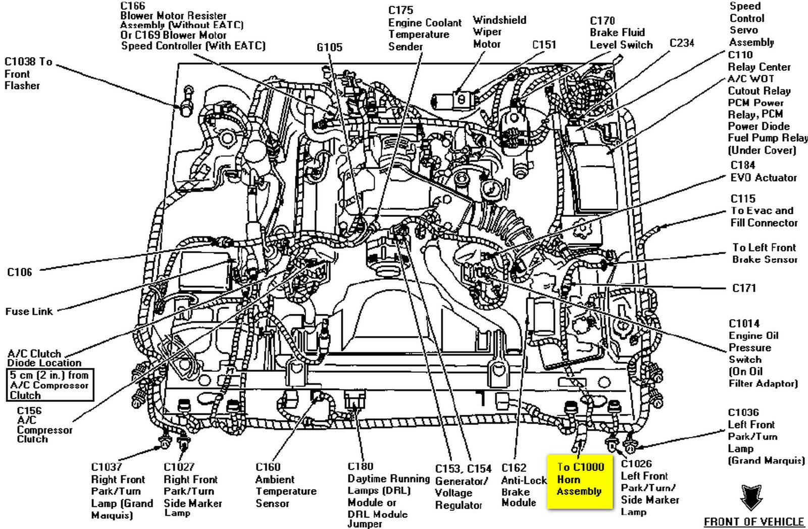 Crown Victoria Vacuum Hose Diagram