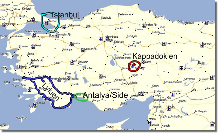 Karta Turkiet Alanya | Karta