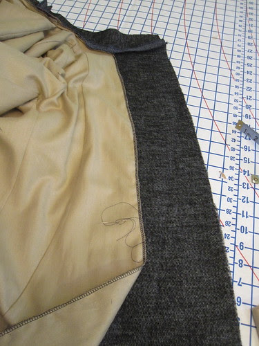 Invisibly Hand Stitch Interlining
