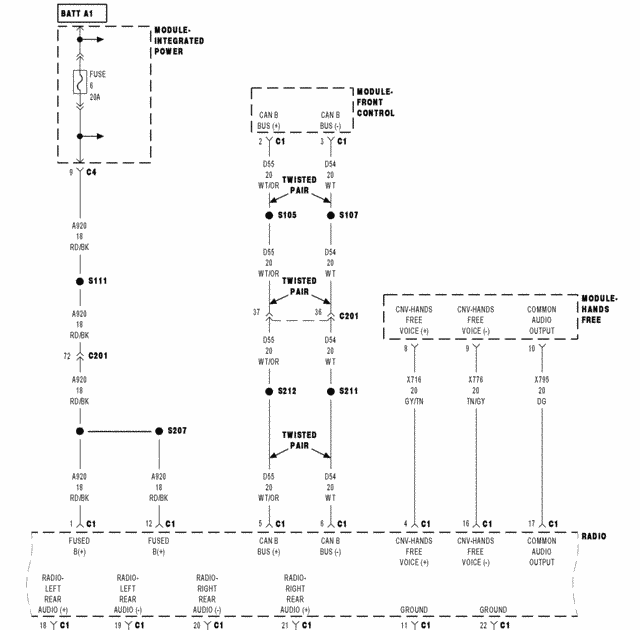 2005 Dodge Magnum Radio Wiring Diagram