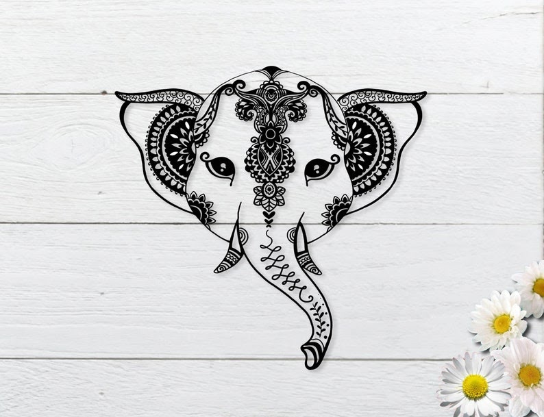 Etsy Elephant Mandala Svg - 254+ SVG PNG EPS DXF File