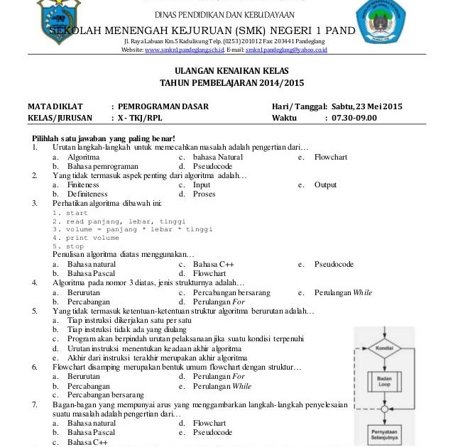 Contoh Tugas Portofolio Matematika Kelas 11