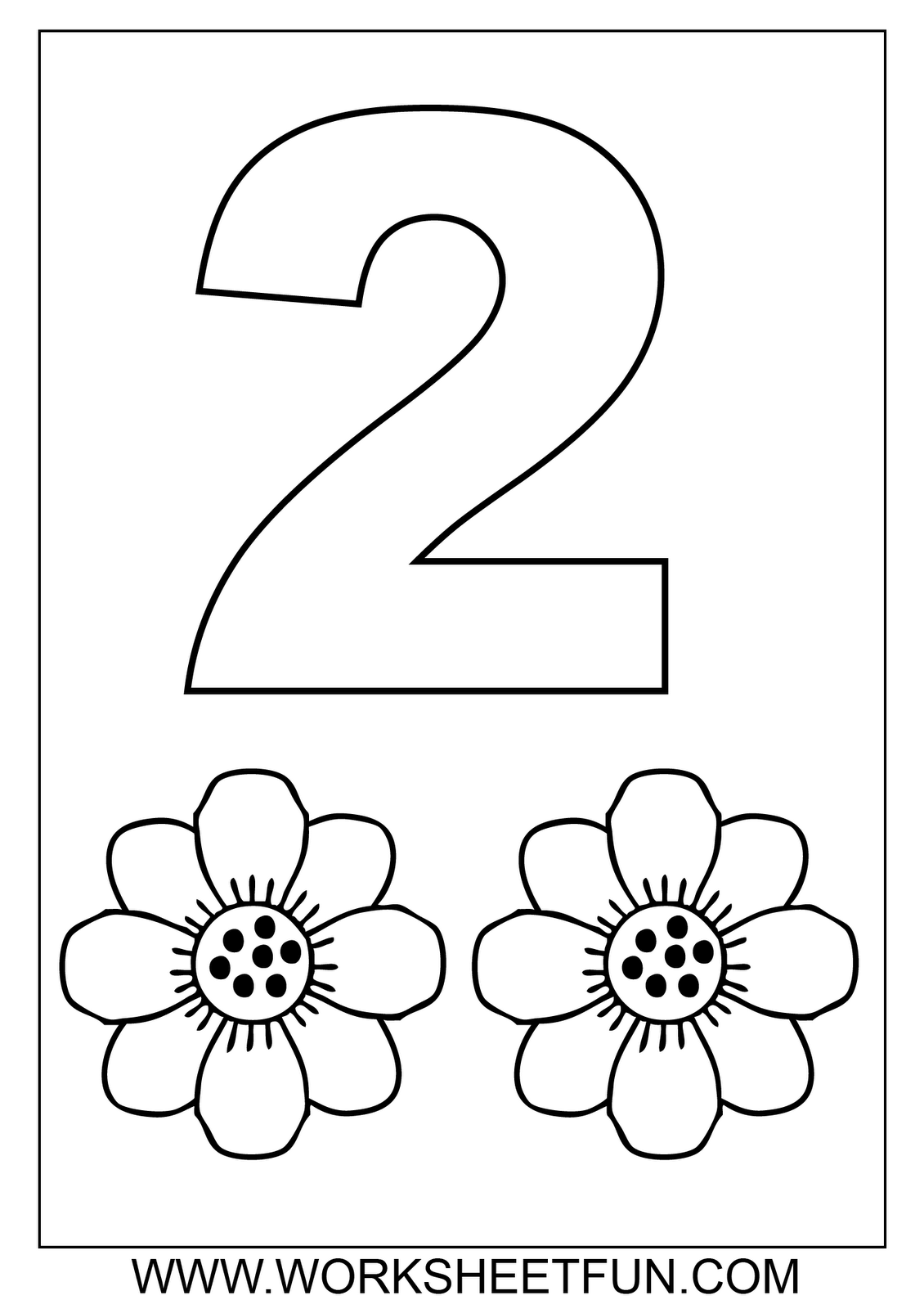 Colouring Worksheet For Nursery