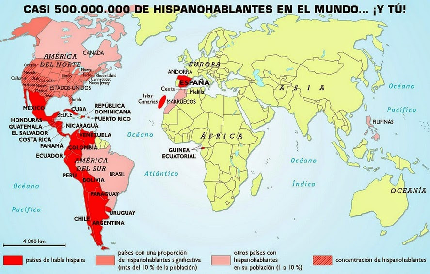 Mapa Del Mundo En Español | Mapa
