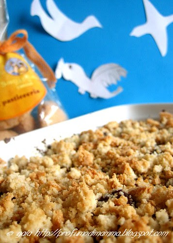 Crumble con amaretti