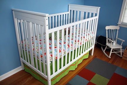 Sewbot's Laboratory: Tour of Daniel's Nursery - Crib Set