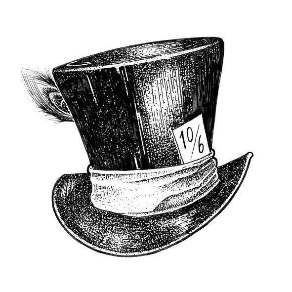 20+ New For Mad Hatter Hat Drawing | Creative Things Thursday