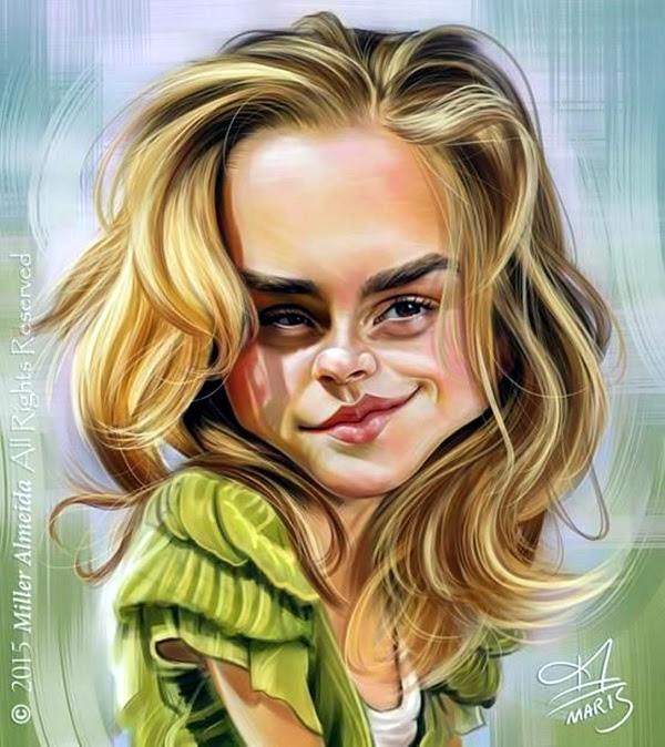 Portrait Caricatures Of Famous Peoples (35)