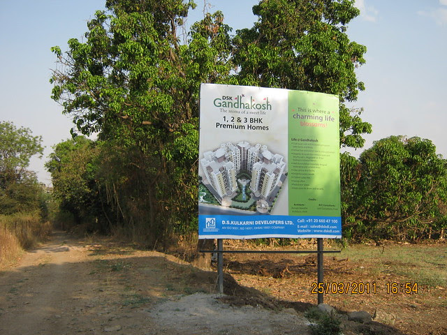 DSK Gandhakosh in the orchard behind Prathamesh Park, Baner Pune