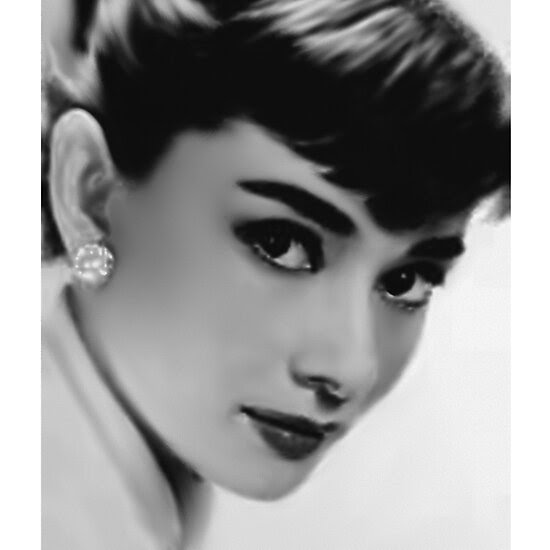 Rob's spot on Blogspot: 'Audrey Hepburn' by Chris Cox