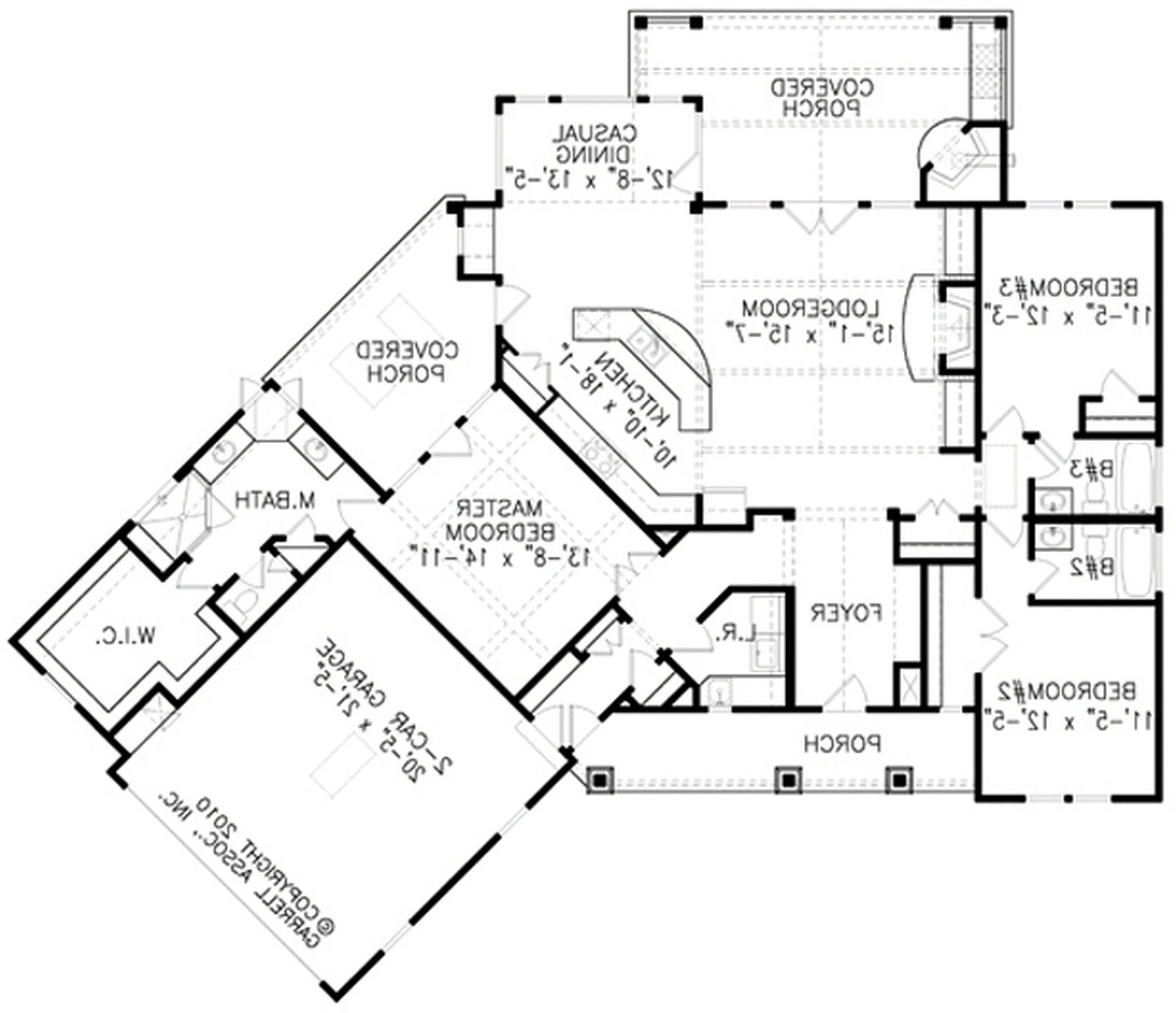 Featured image of post Floor Plan Luxury One Story Modern House - House plans for narrow lots.