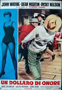 Rio Bravo Italian fotobusta movie poster (R1978-1959)