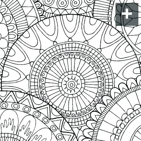 Coloring Pages For Adults Difficult Abstract | Coloring Page