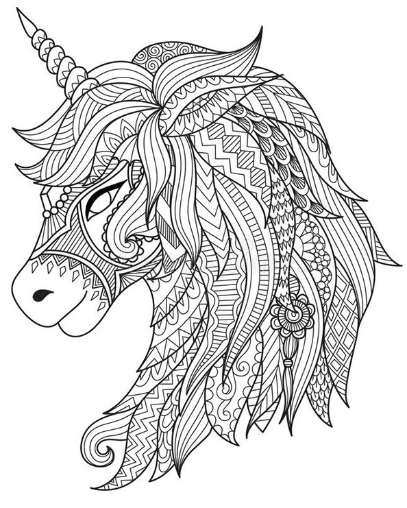 Featured image of post Ausmalbilder Für Erwachsene Einhorn