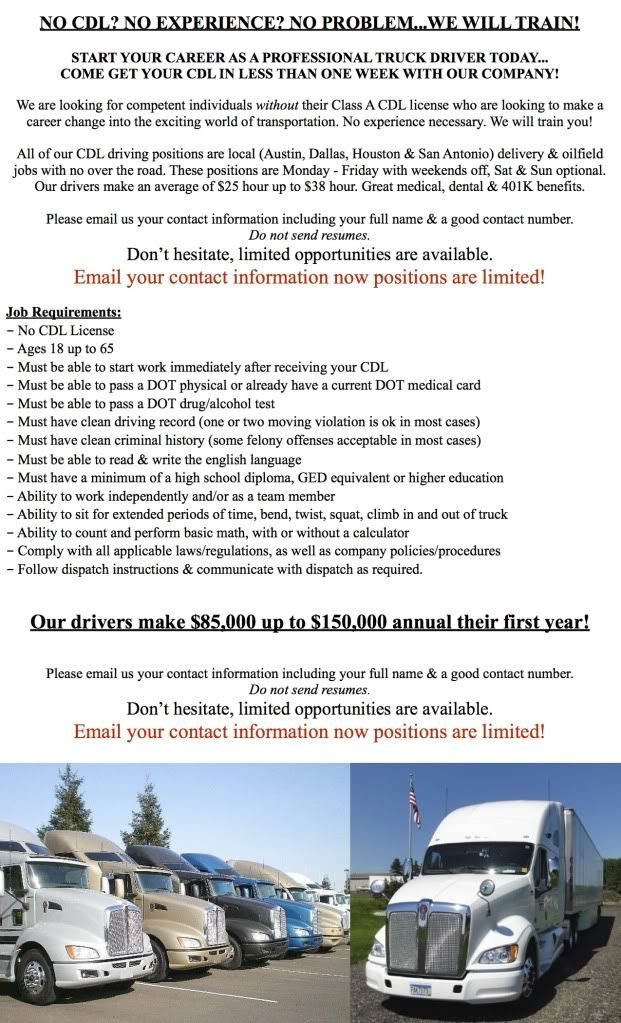class b cdl truck driving jobs near me