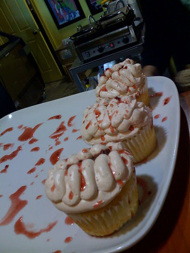 Brain cupcakes, Mummy cupcakes, The Sweet Escape Patisserie, Toronto