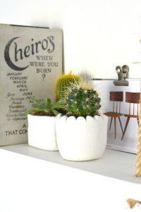 diy clay planters, burkatron, craft, uk, blogger