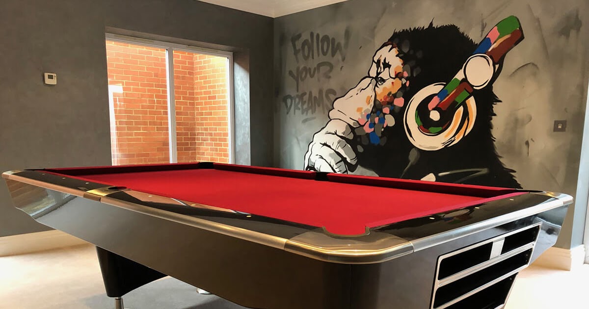 room needed around a pool table