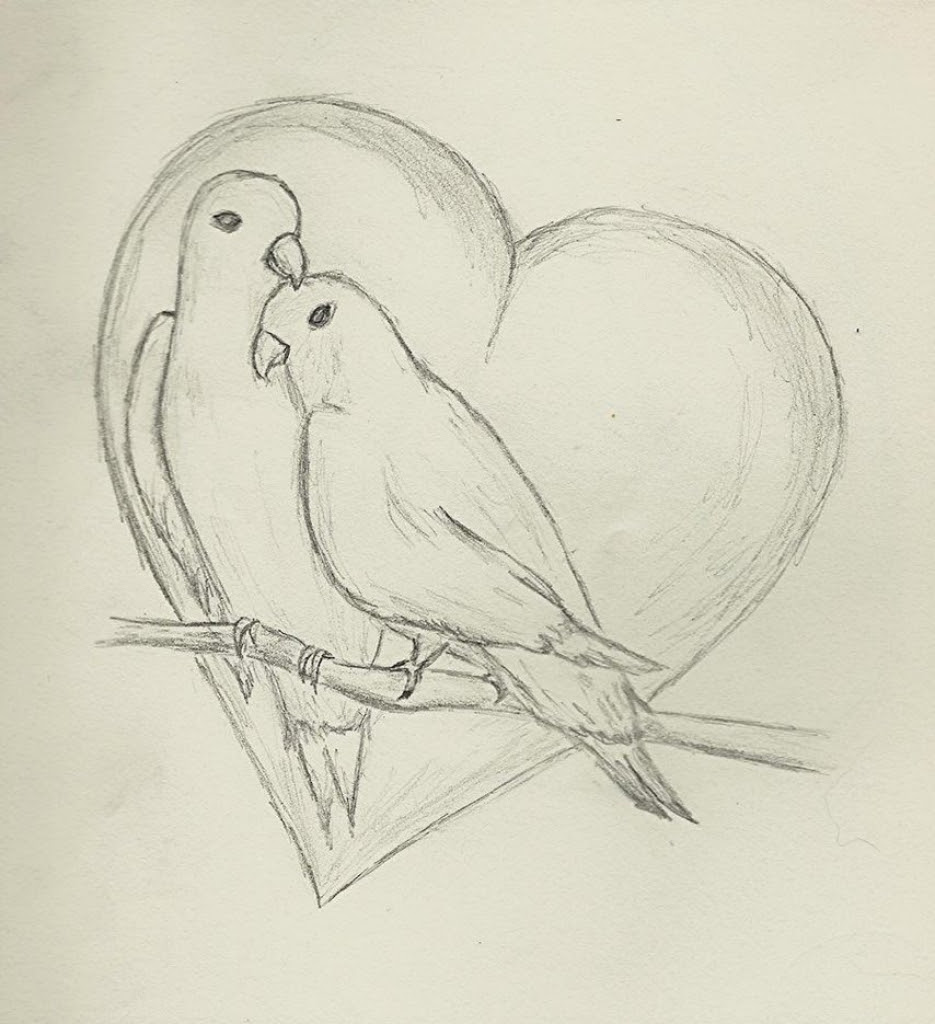 Featured image of post Images Pencil Drawings Of Love / This is a print of my original watercolor study, lovers.
